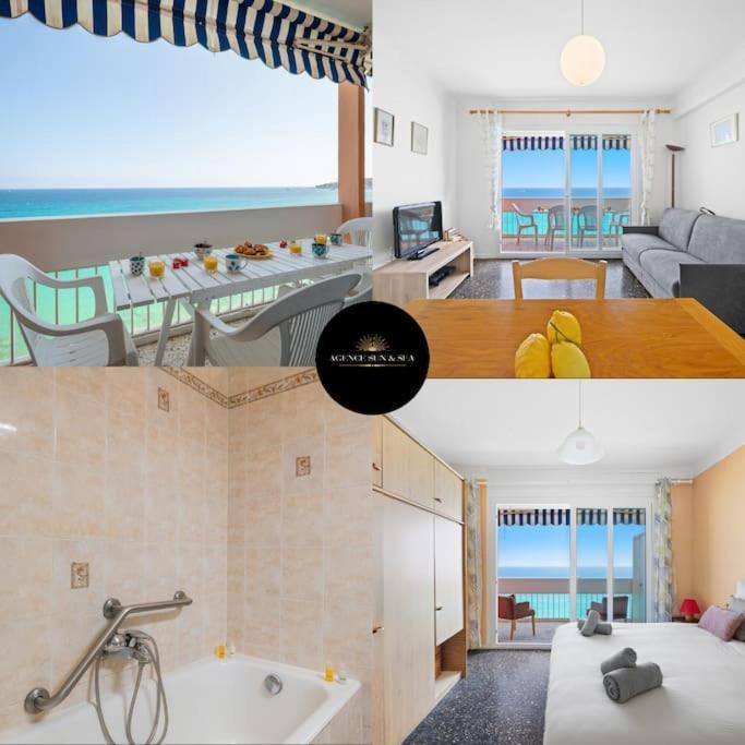 Le Panorama -Vue Exceptionnelle - Dernier Etage - Front De Mer Menton Eksteriør bilde
