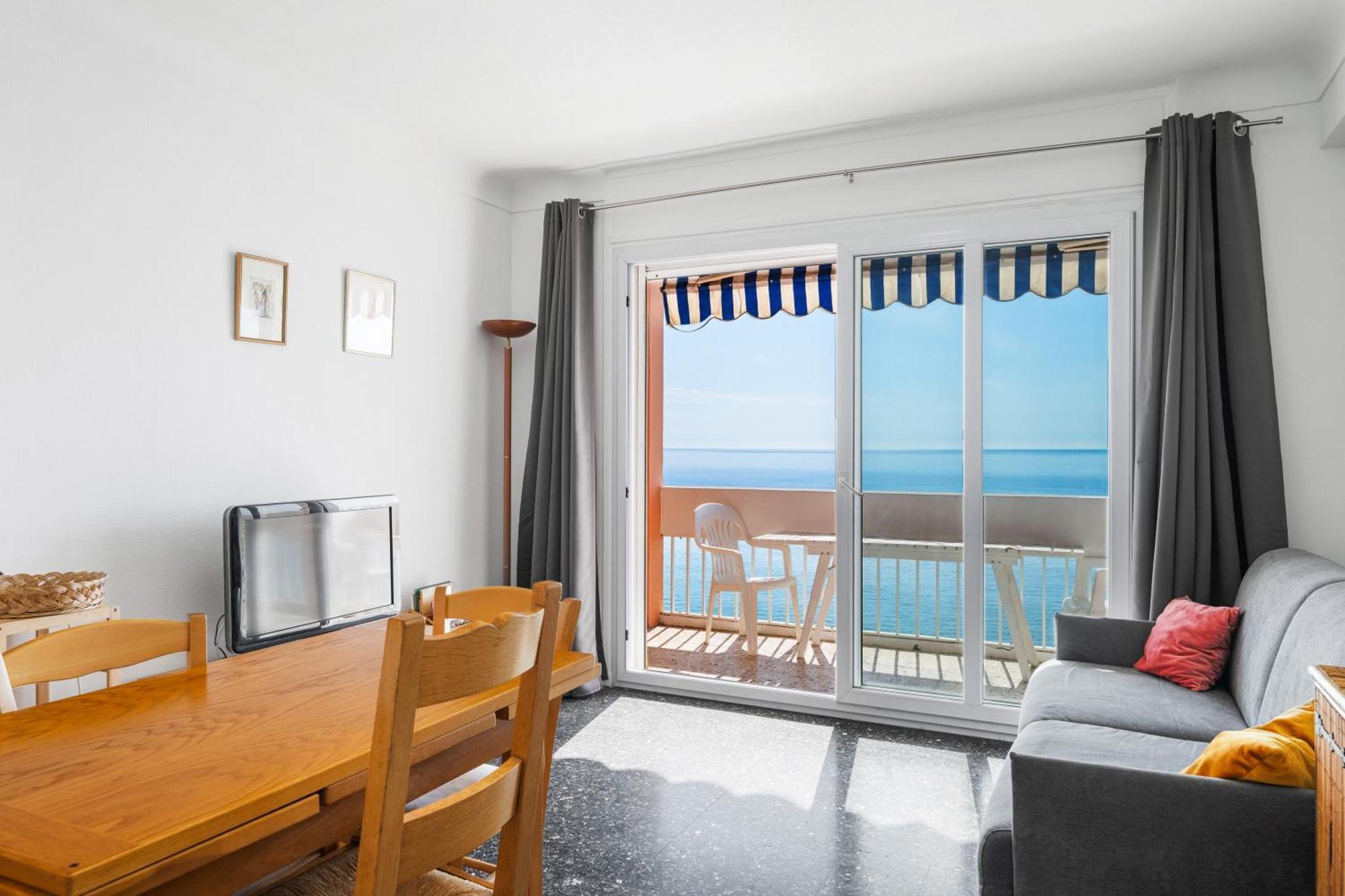Le Panorama -Vue Exceptionnelle - Dernier Etage - Front De Mer Menton Eksteriør bilde